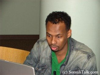 Abdullahi Aden, he new president of the Somali Student Association MCTC
