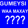 gumaysi waa maxay ?