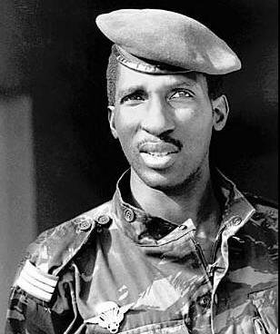 Madaxweynahii Burkina Faso ee 1983 - 1987.. Isha Sawirka: wikipedia